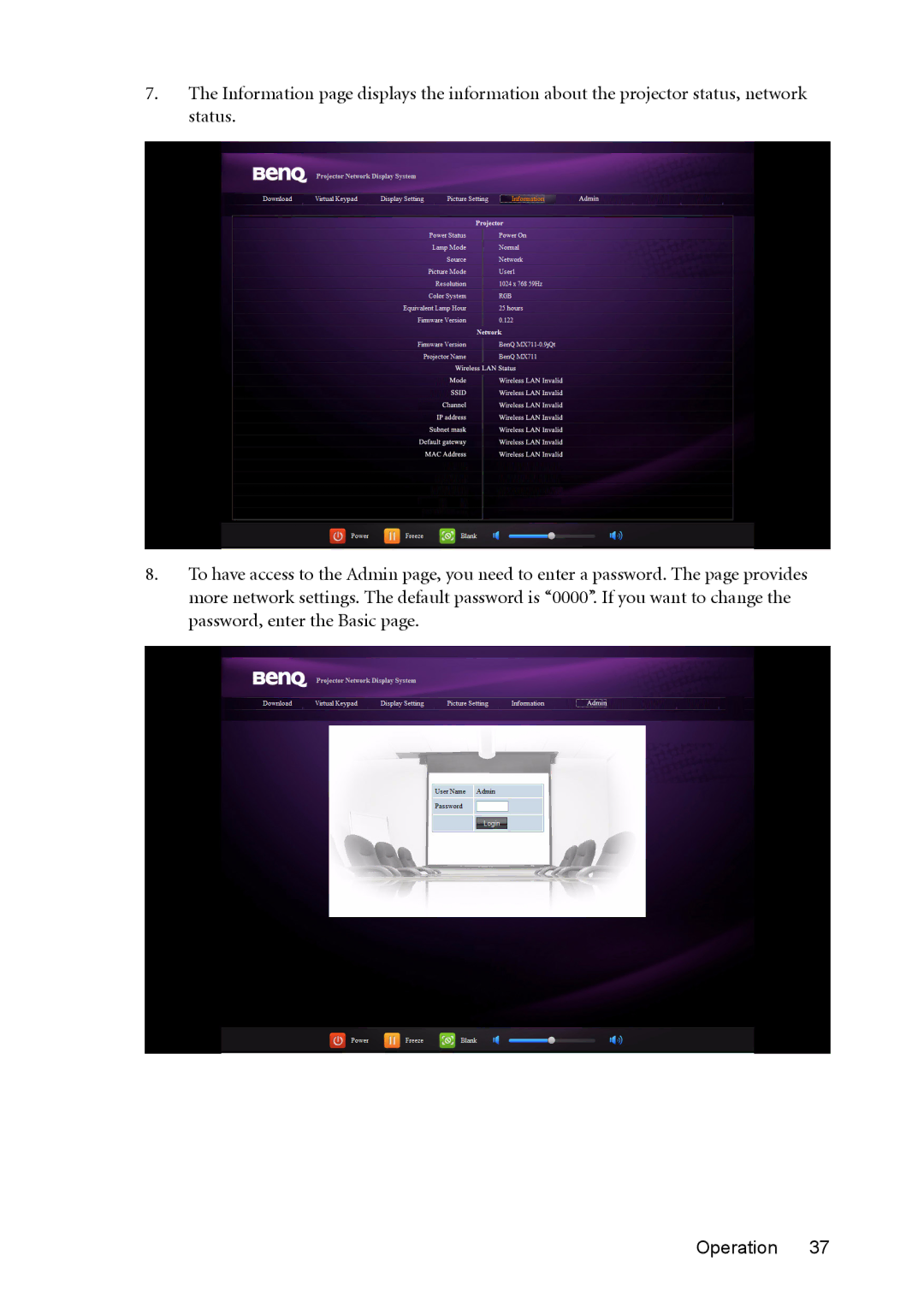 BenQ MS612ST, MX613ST user manual 