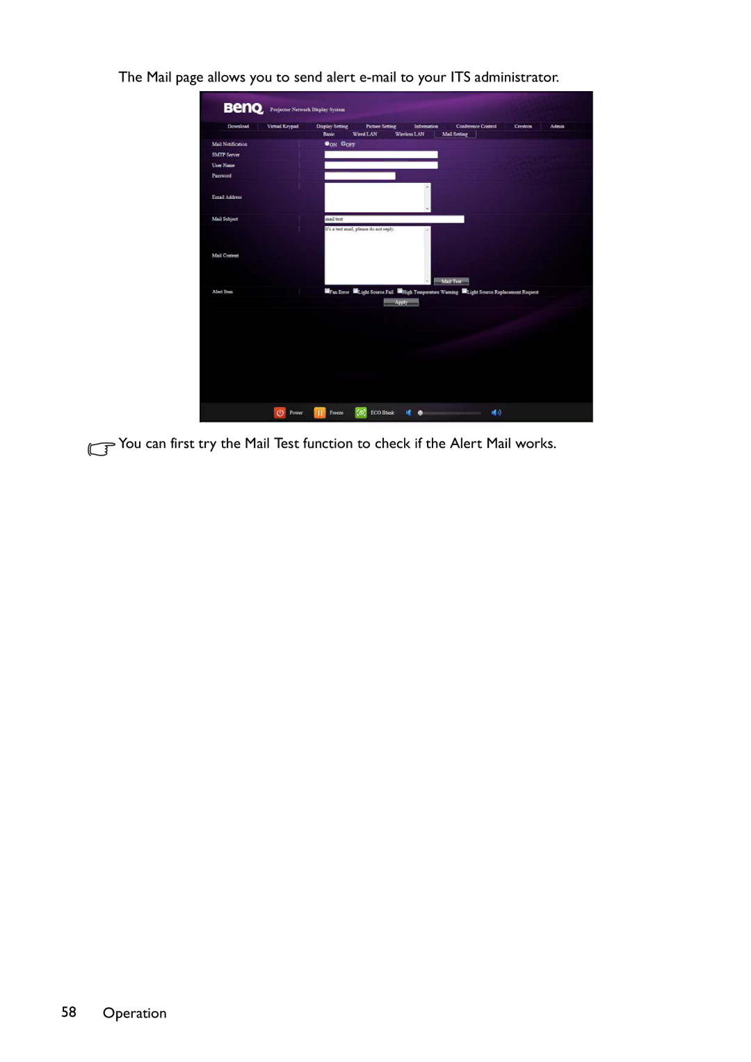 BenQ MW767, MX766, MX822ST user manual 