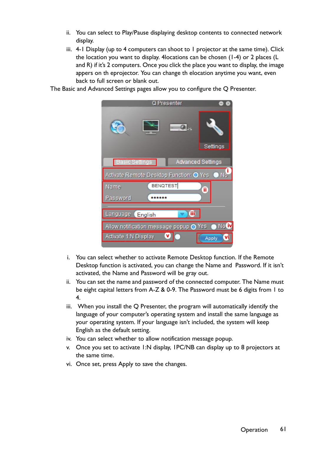 BenQ MW767, MX766, MX822ST user manual Iii 