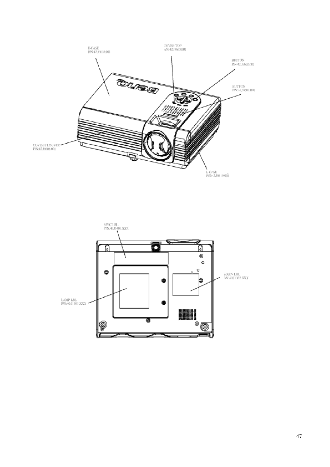 BenQ PB6200, PB6100 manual 