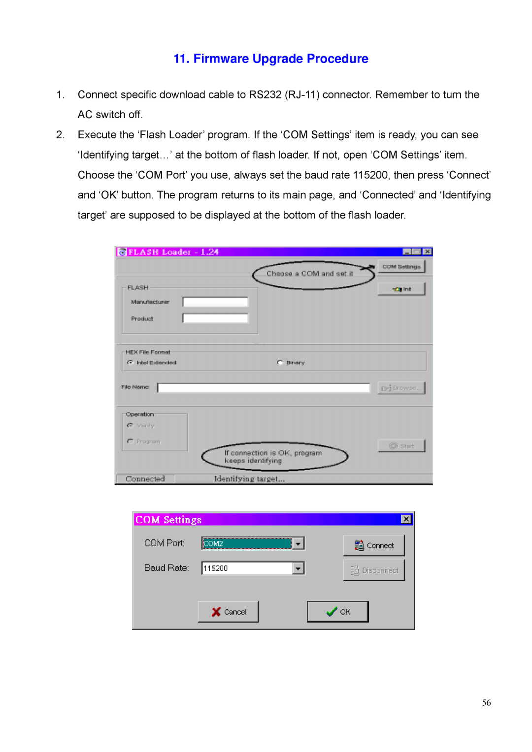 BenQ PE8700 service manual Firmware Upgrade Procedure 