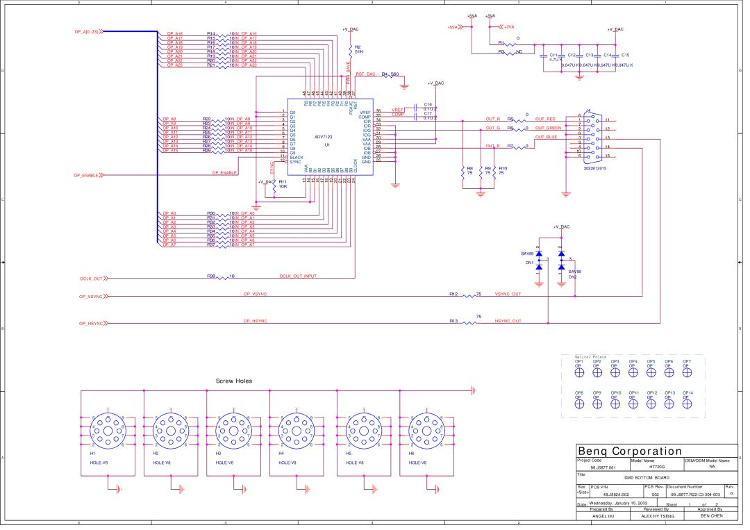 BenQ PE8700 service manual Benq Corporation 