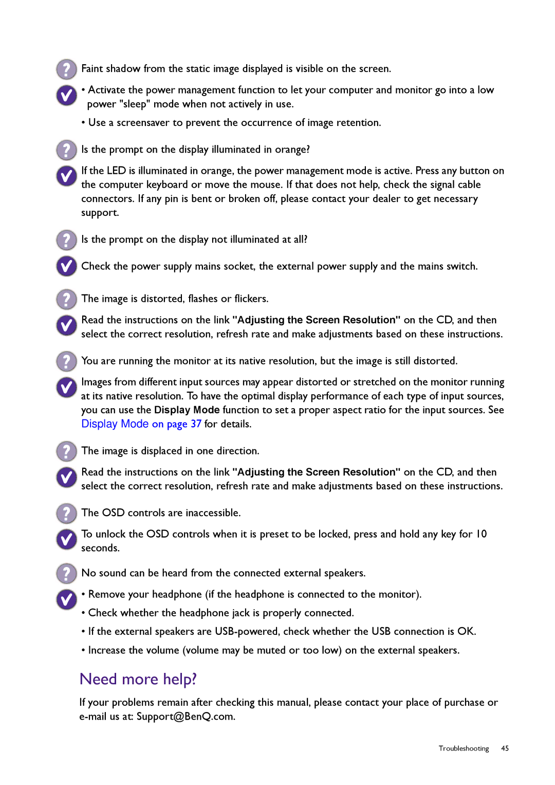 BenQ RL2450HT user manual Need more help? 