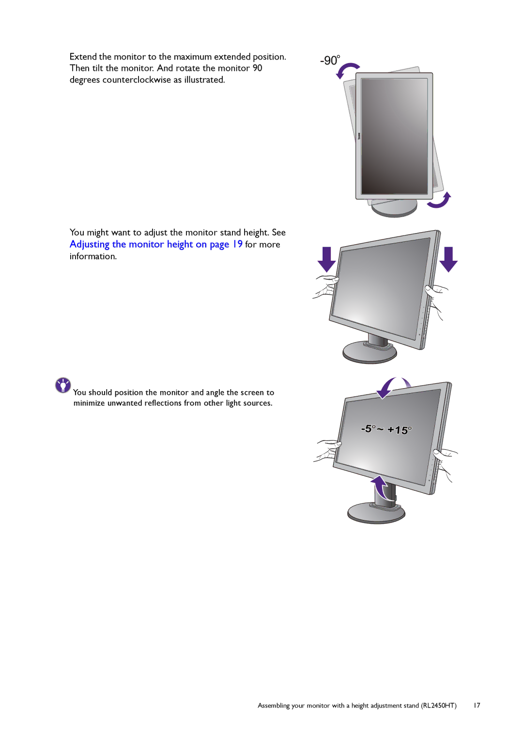 BenQ RL2455HM user manual +15 