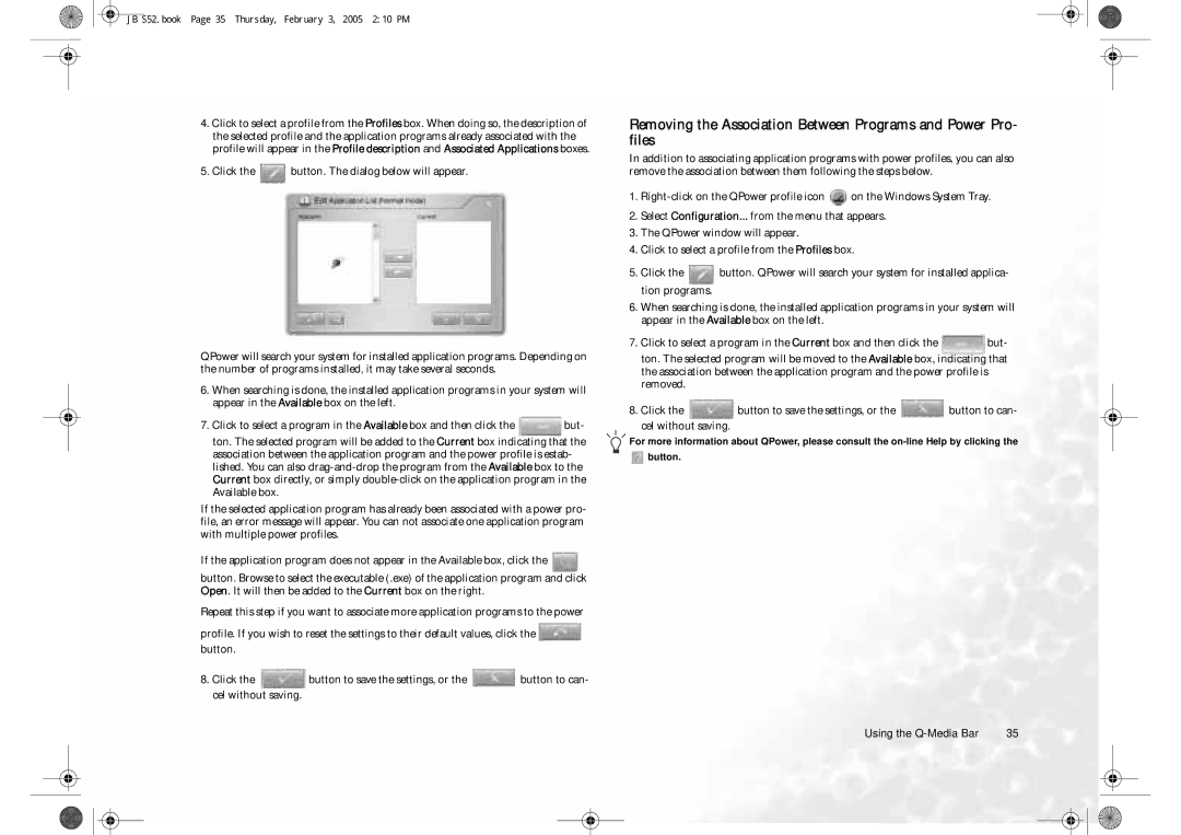 BenQ user manual JB S52.book Page 35 Thursday, February 3, 2005 210 PM 