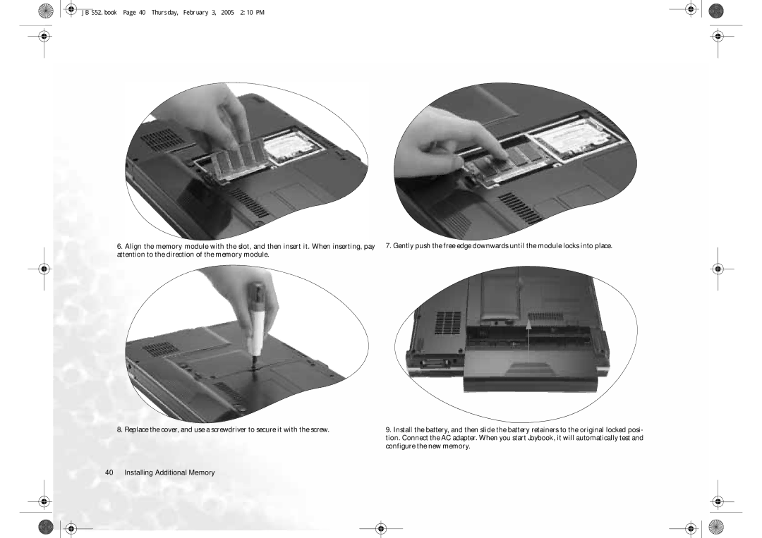 BenQ user manual JB S52.book Page 40 Thursday, February 3, 2005 210 PM 