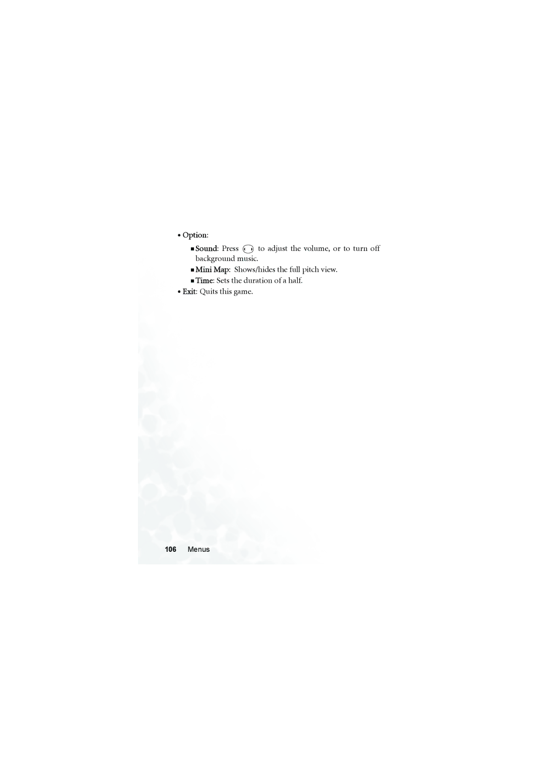 BenQ S660C user manual Option 