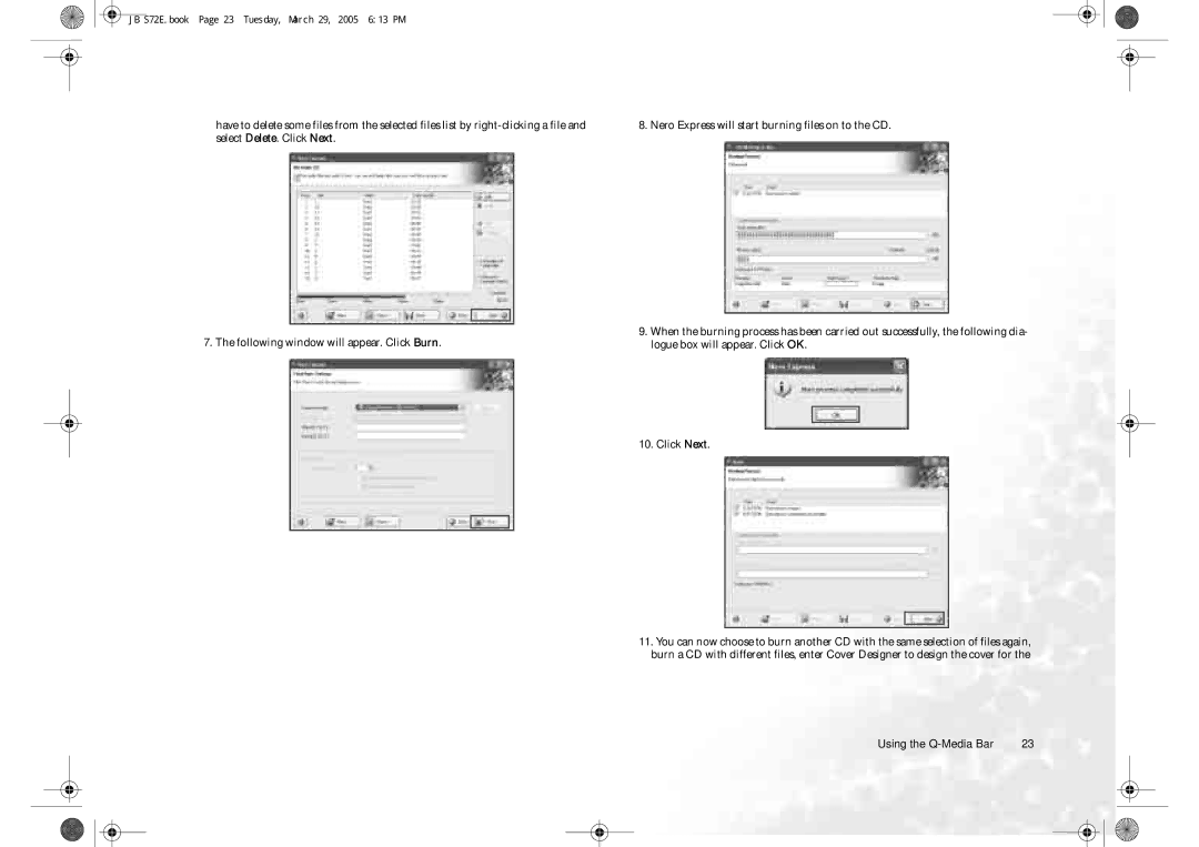 BenQ user manual JB S72E.book Page 23 Tuesday, March 29, 2005 613 PM 