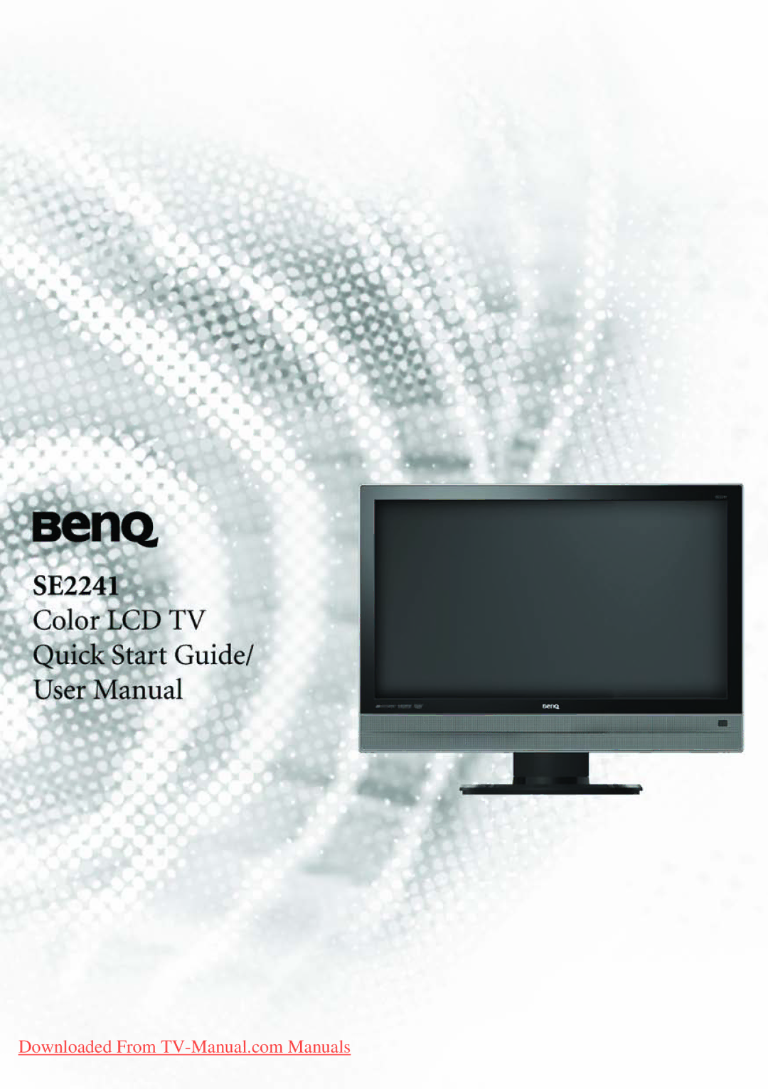 BenQ SE2241 manual 