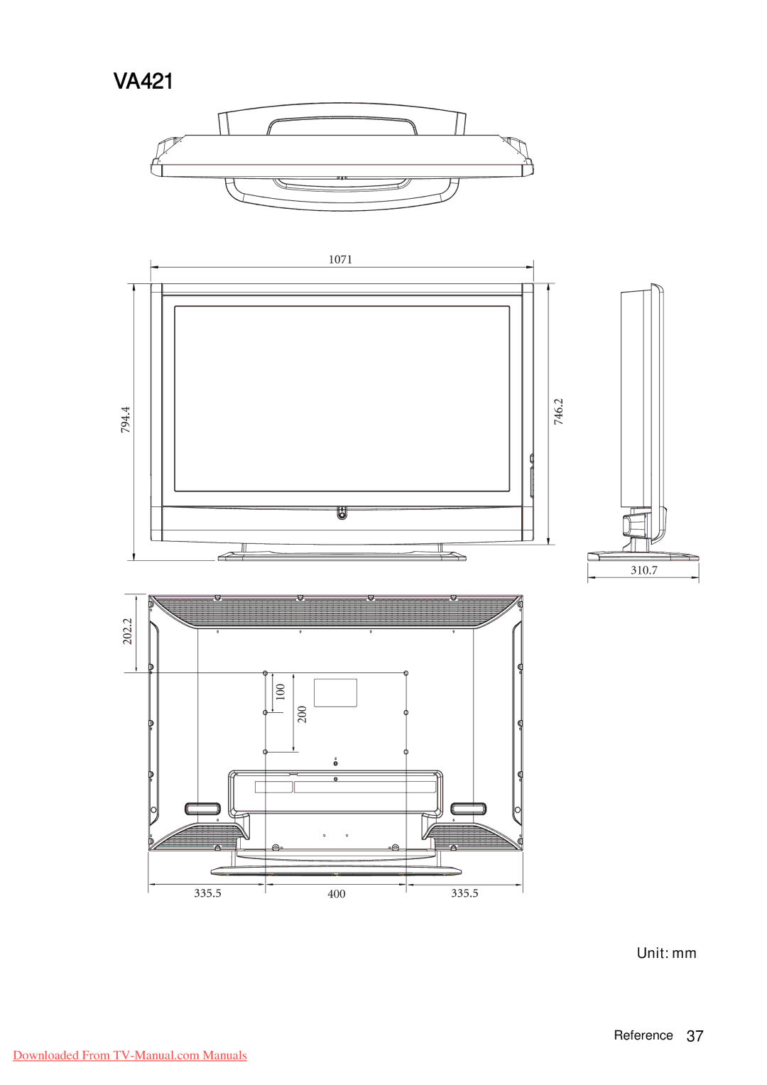 BenQ VA261 quick start VA421 