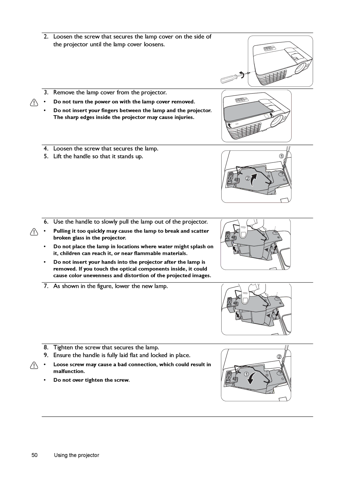 BenQ W1080ST, W1070 user manual Using the projector 