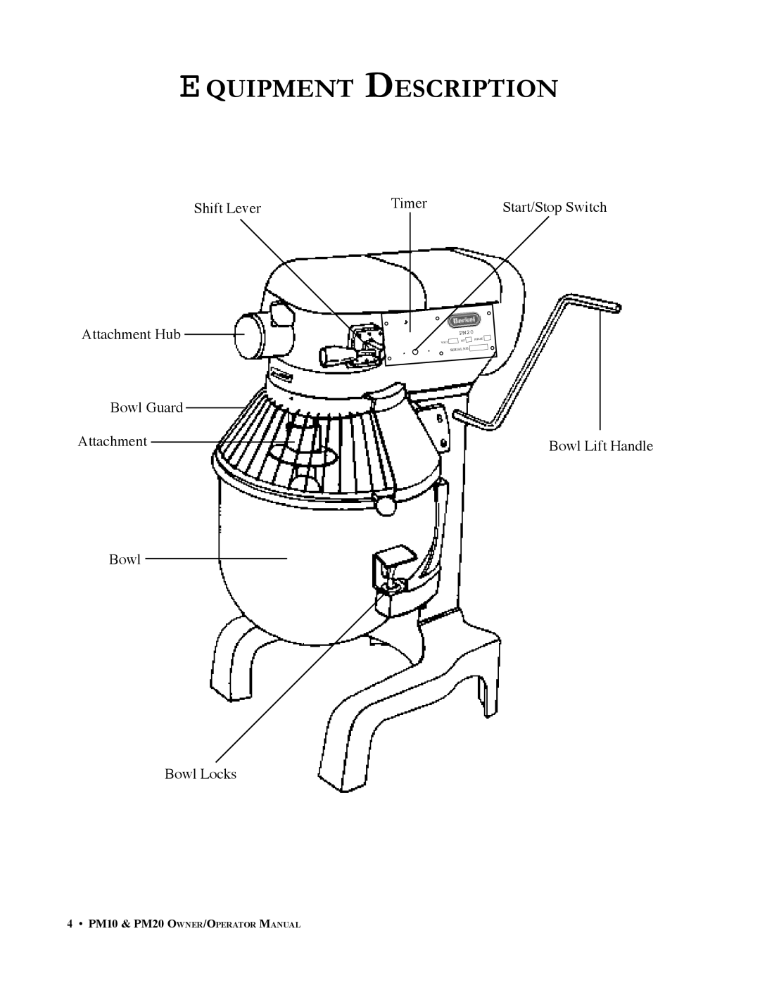 Berkel PM10, PM20 important safety instructions E48,30176&5,37,21 