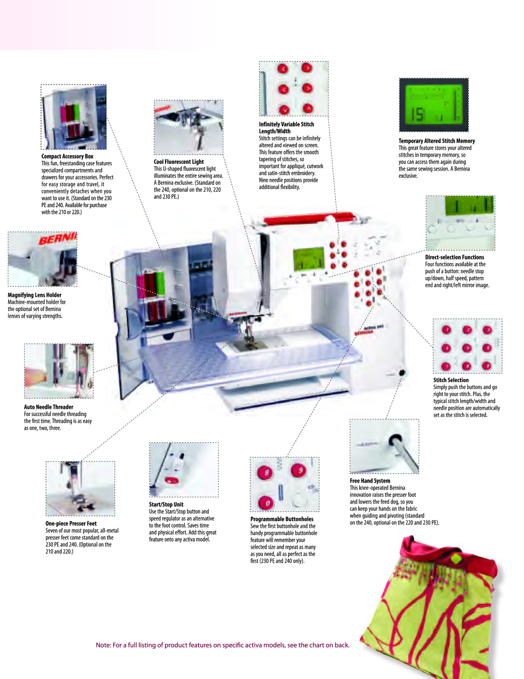 Bernina 230 PE manual 