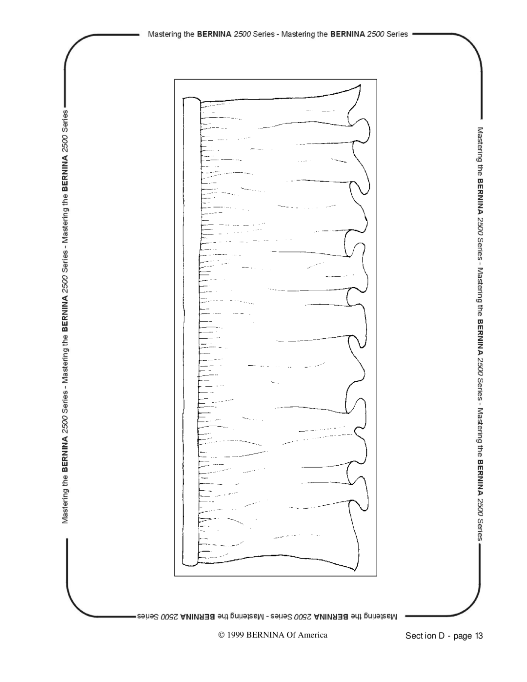 Bernina 2500 manual  1999 Bernina Of America 