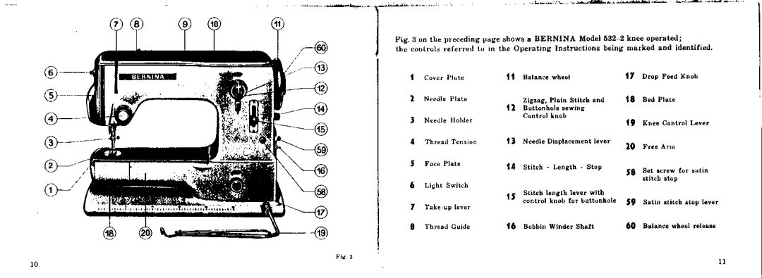 Bernina 532-2, 530-2 manual 