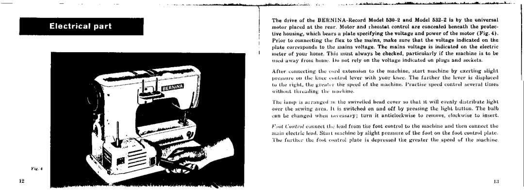 Bernina 530-2, 532-2 manual 