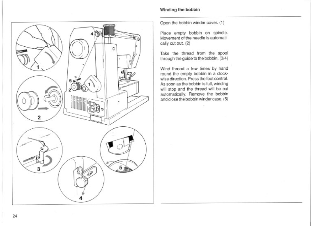 Bernina 730, 740E, 715 manual 