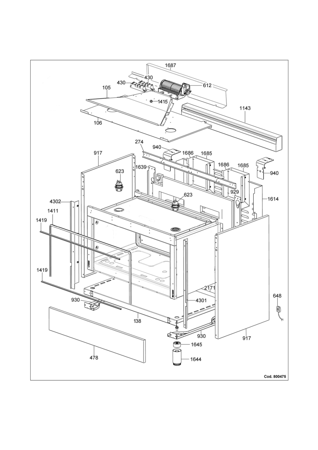 Bertazzoni A304GGVXE, A304GGVXT dimensions 