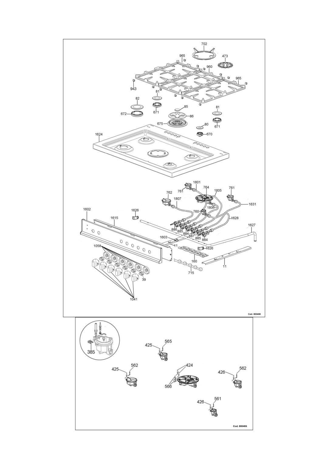 Bertazzoni A365GGVXT, A365GGVXE manual 