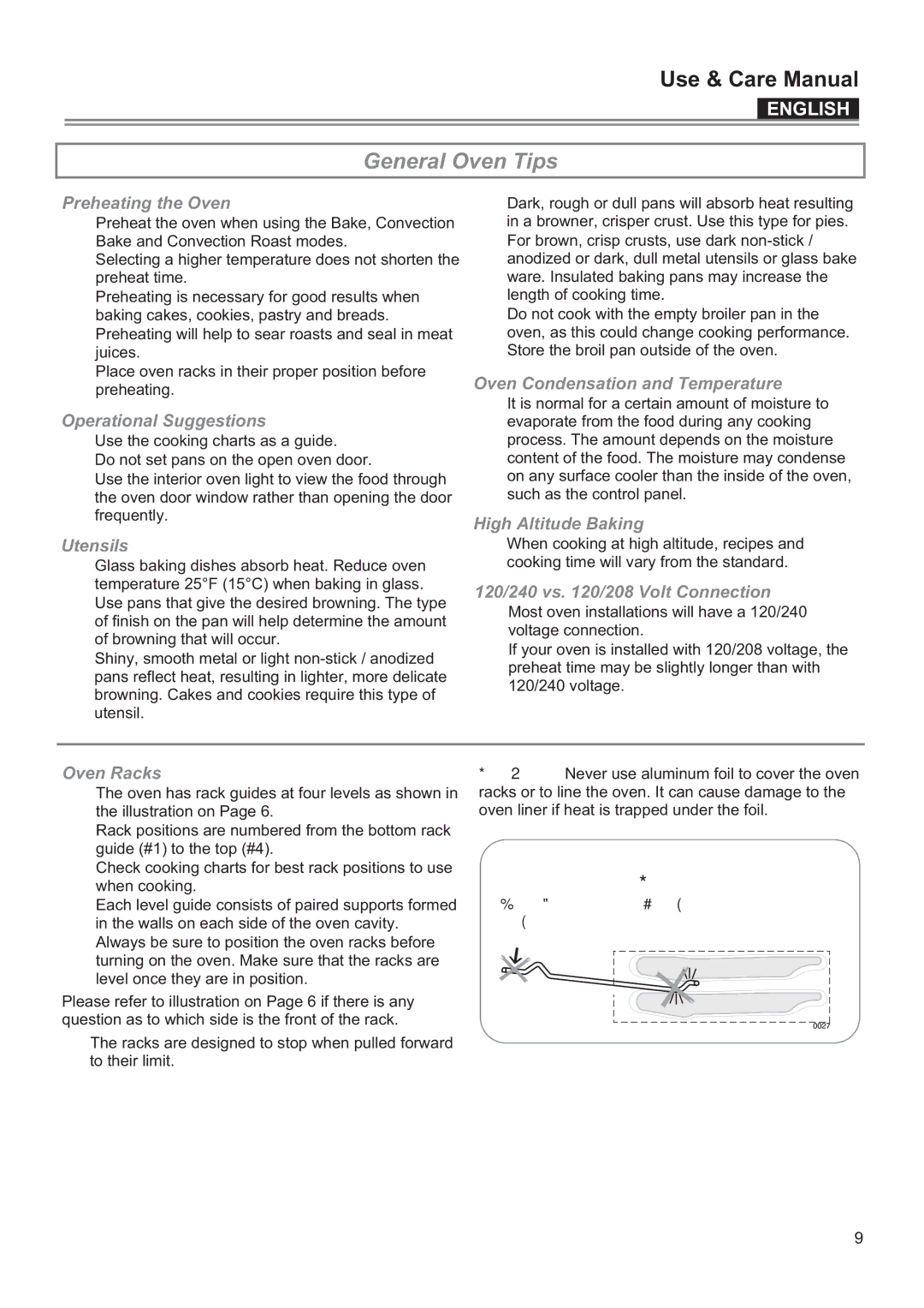 Bertazzoni F24PROXV manual General Oven Tips 