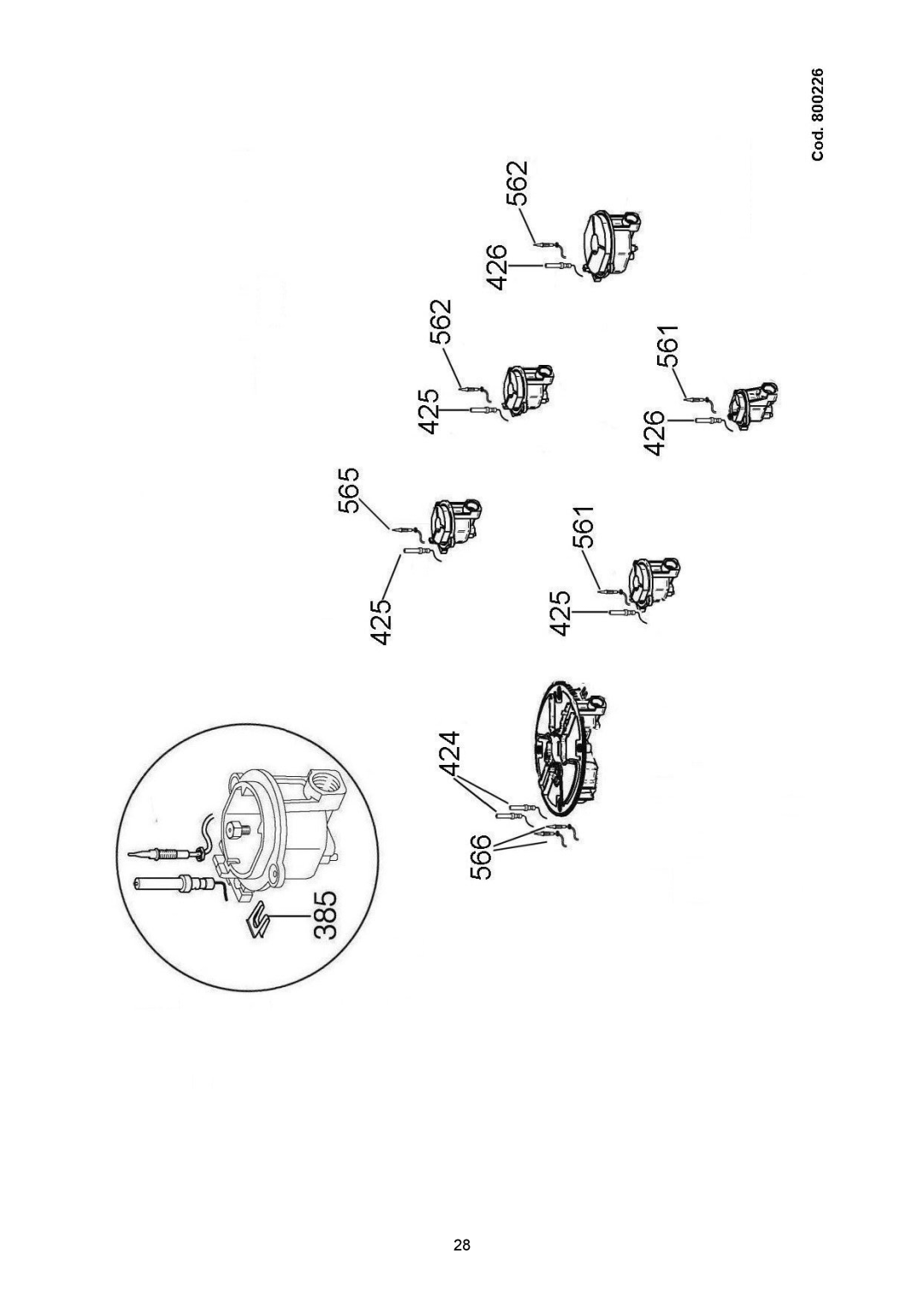 Bertazzoni H48 6G GGV VI, H48 6G GGV NE, H48 6G GGV CR dimensions 