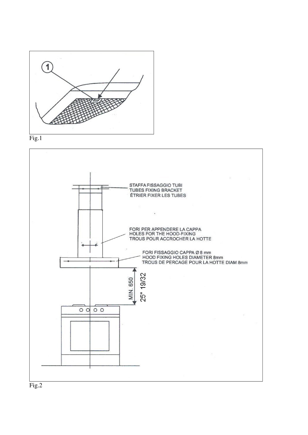 Bertazzoni K48 CON X/01, K36 CON X/01 manual 