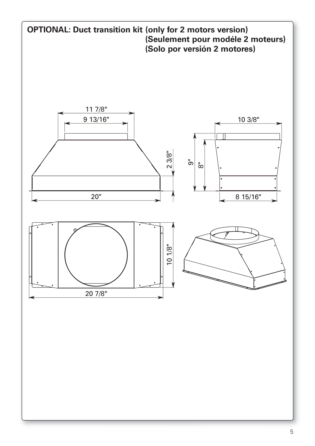 Bertazzoni KIN 36 PRO X manual 11 7/8 