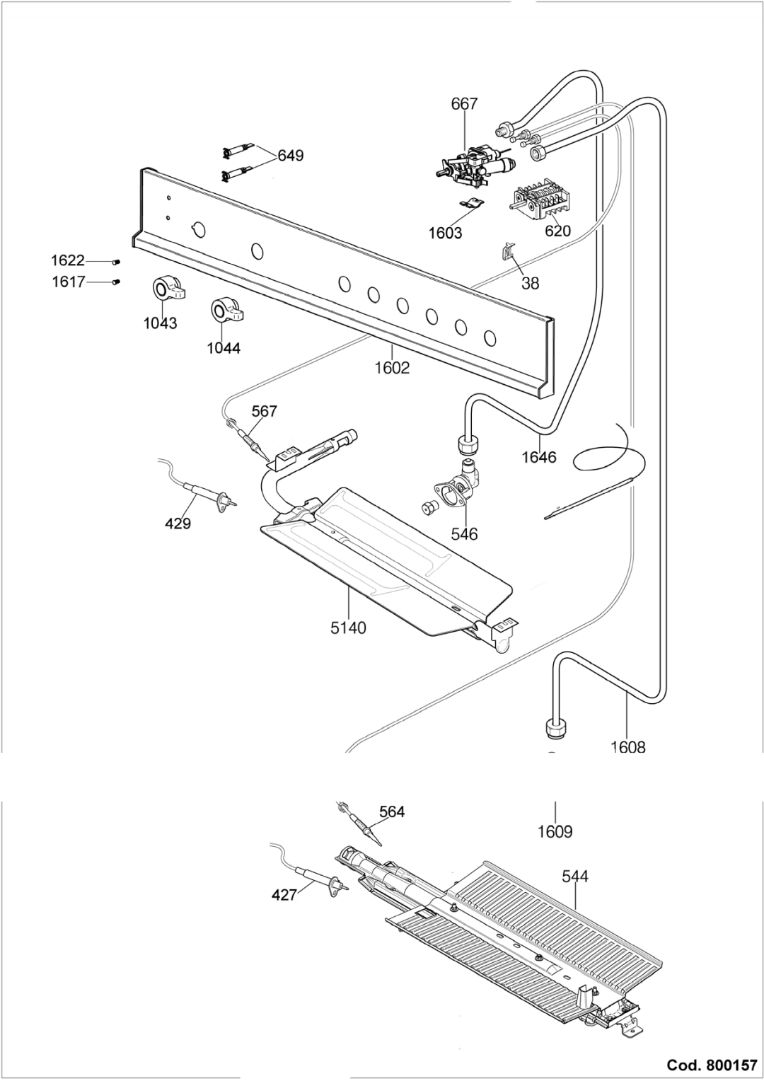 Bertazzoni M7S0GTU4X(2 OR 5)A, X304GGVX dimensions 