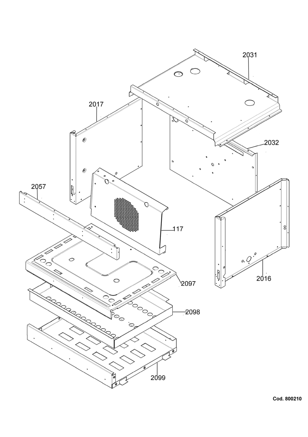 Bertazzoni M7S0GTU4X(2 OR 5)A, X304GGVX dimensions 