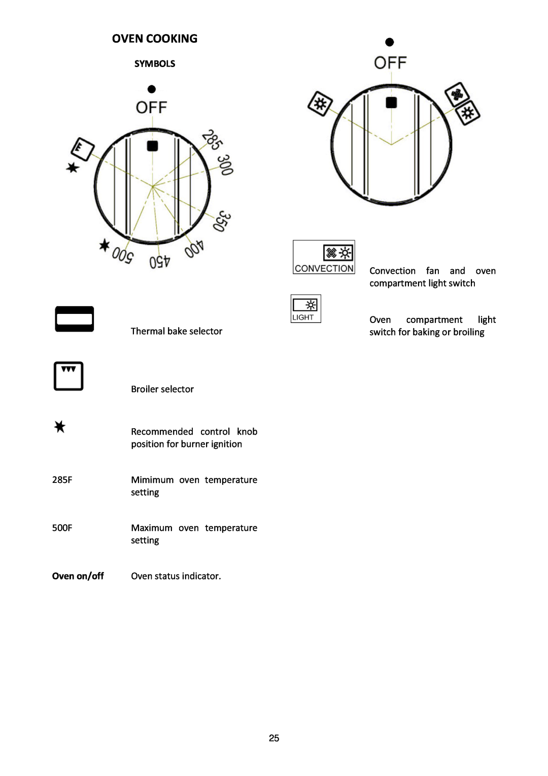 Bertazzoni MAS365GASXT, MAS365GASXE manual Oven Cooking, Oven on/off 