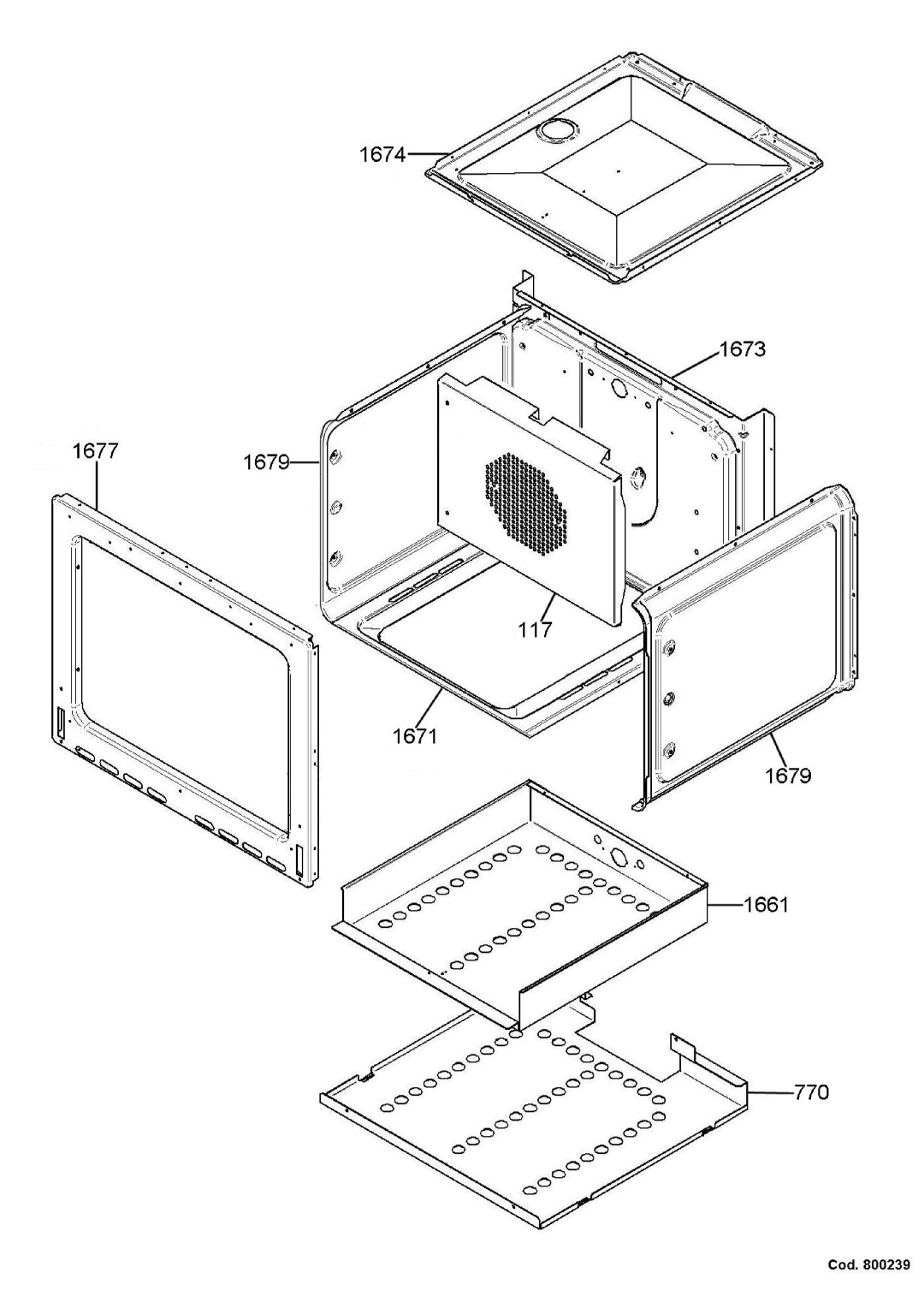 Bertazzoni X244GGVX dimensions 