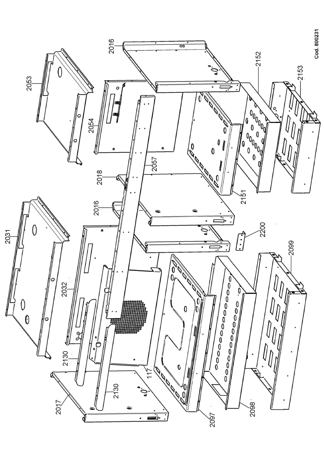 Bertazzoni X486GGGVX dimensions 