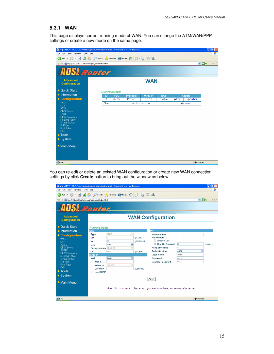 Best Data Products DSL542EU manual 1 WAN 