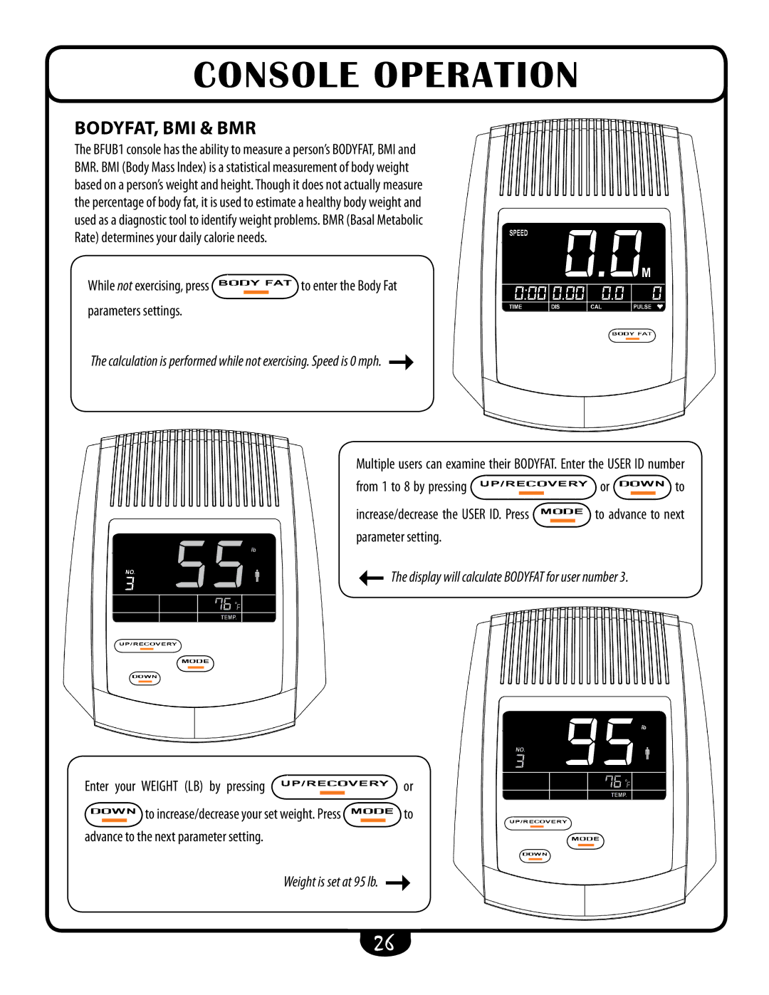 Best Fitness BFUB1 manual Bodyfat, Bmi & Bmr 