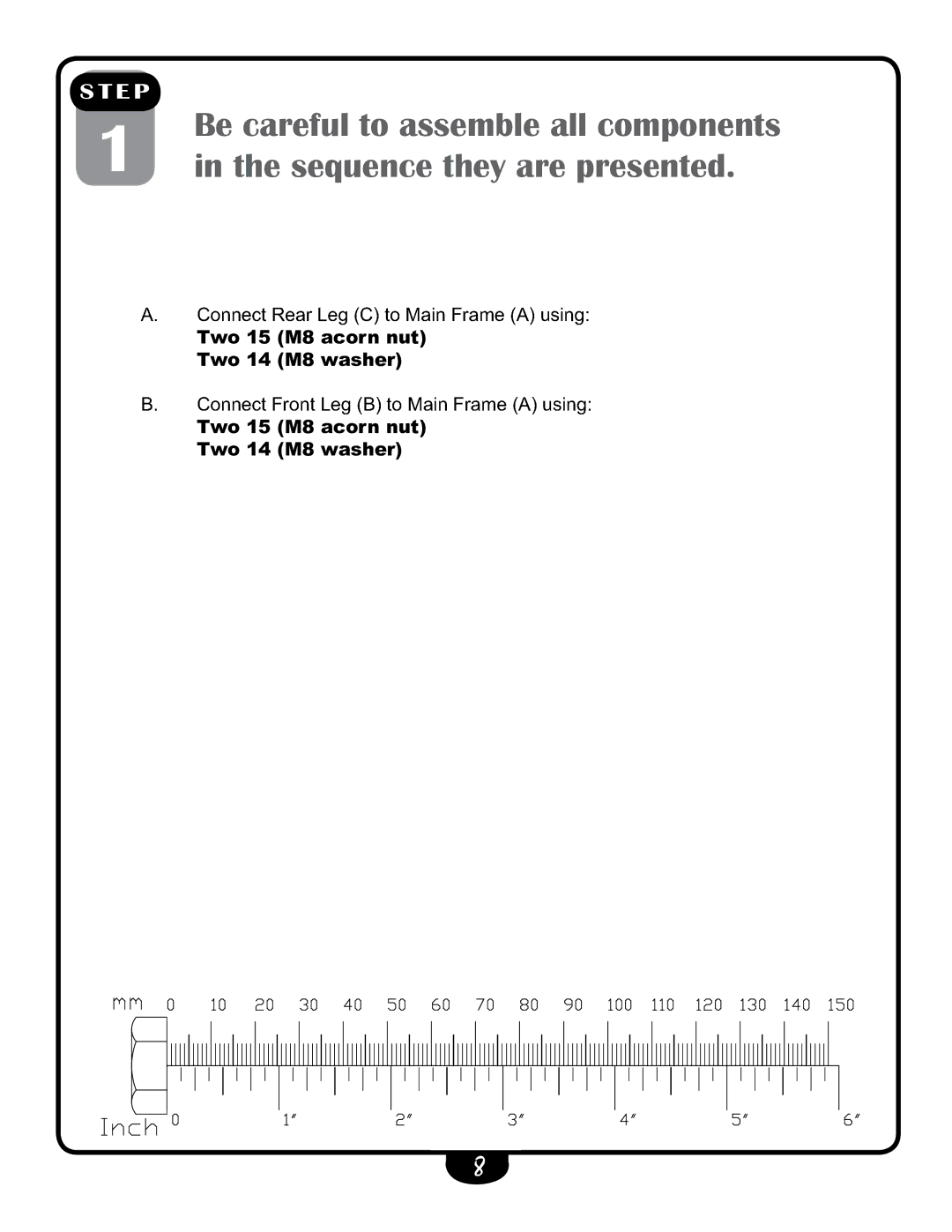 Best Fitness BFUB1 manual Sequence they are presented 