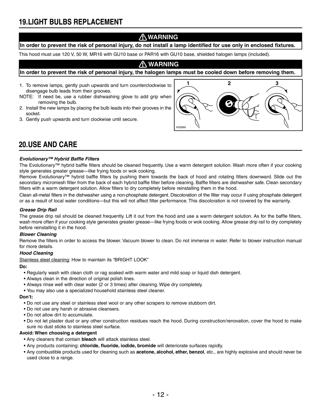 Best IP29M Series installation instructions Light Bulbs Replacement 