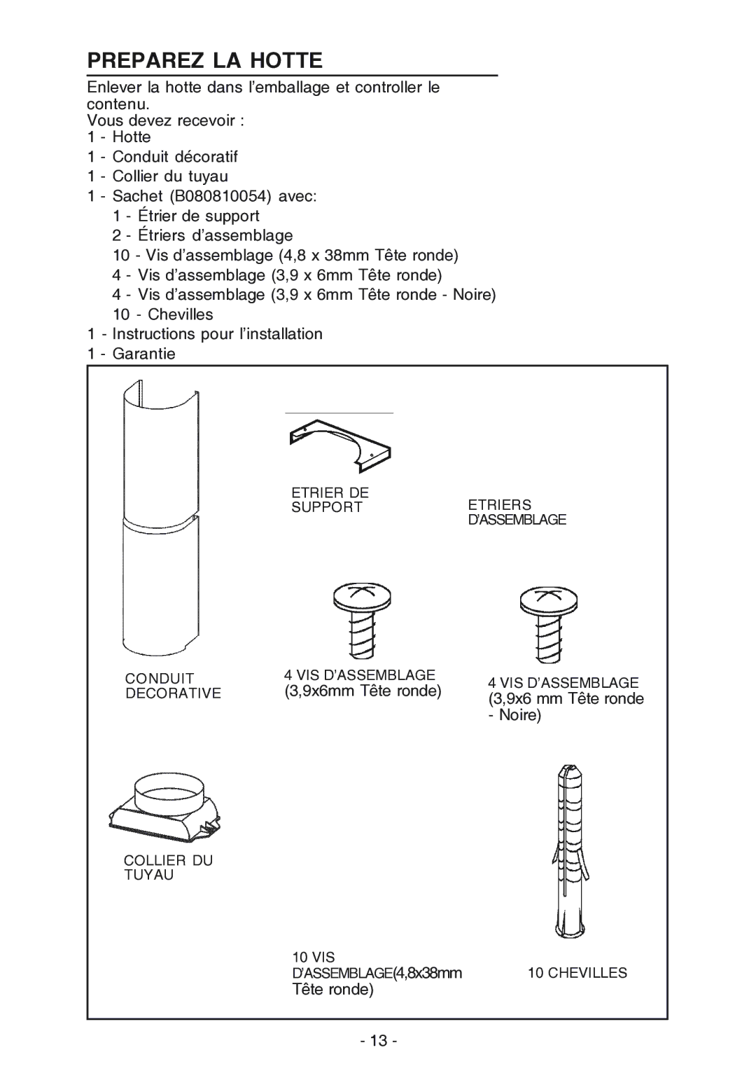 Best K15 manual Preparez LA Hotte 