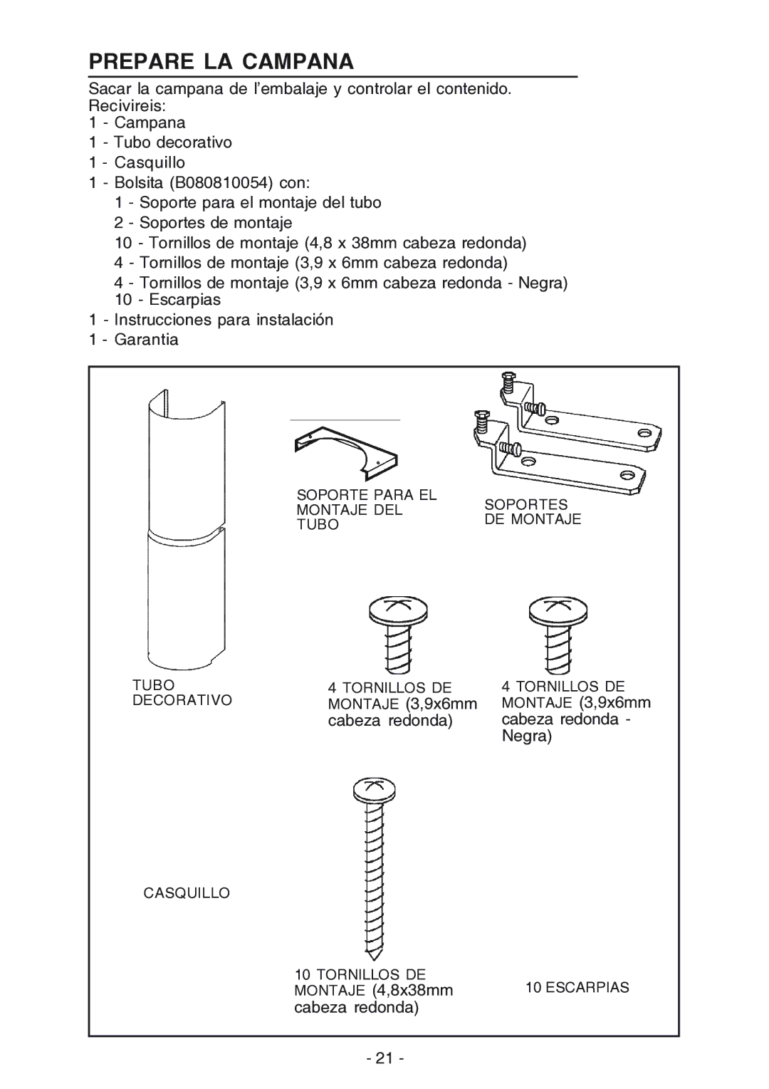 Best K15 manual Prepare LA Campana 