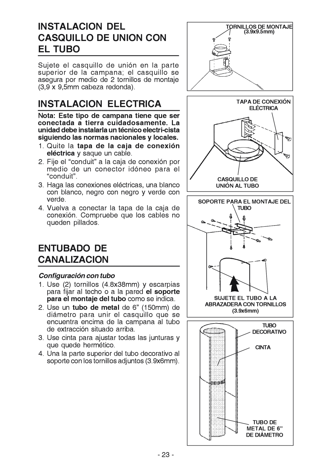 Best K15 manual Instalacion Del Casquillo De Union Con El Tubo, Instalacion Electrica, Entubado De Canalizacion 