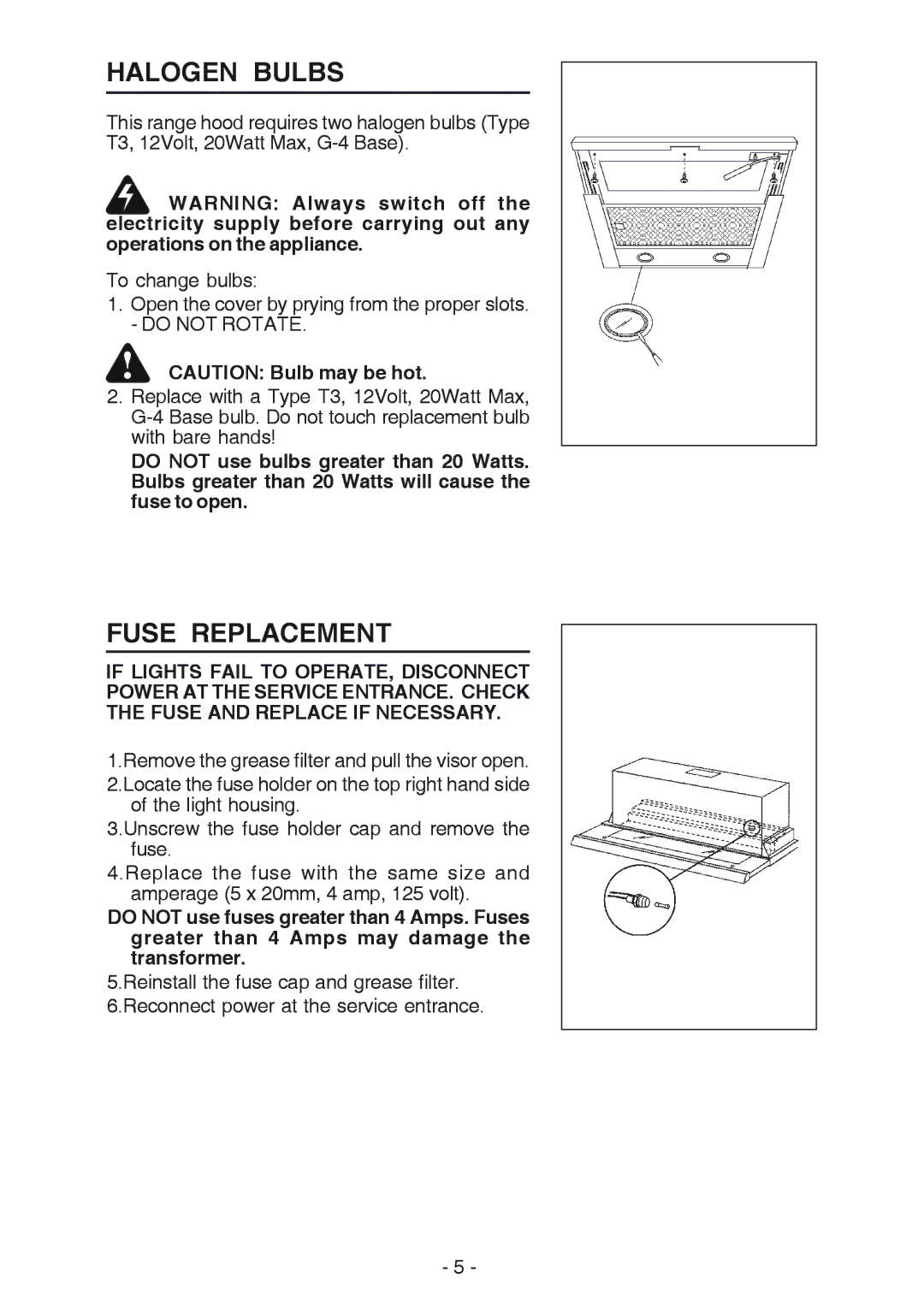 Best U102E manual Halogen Bulbs, Fuse Replacement 