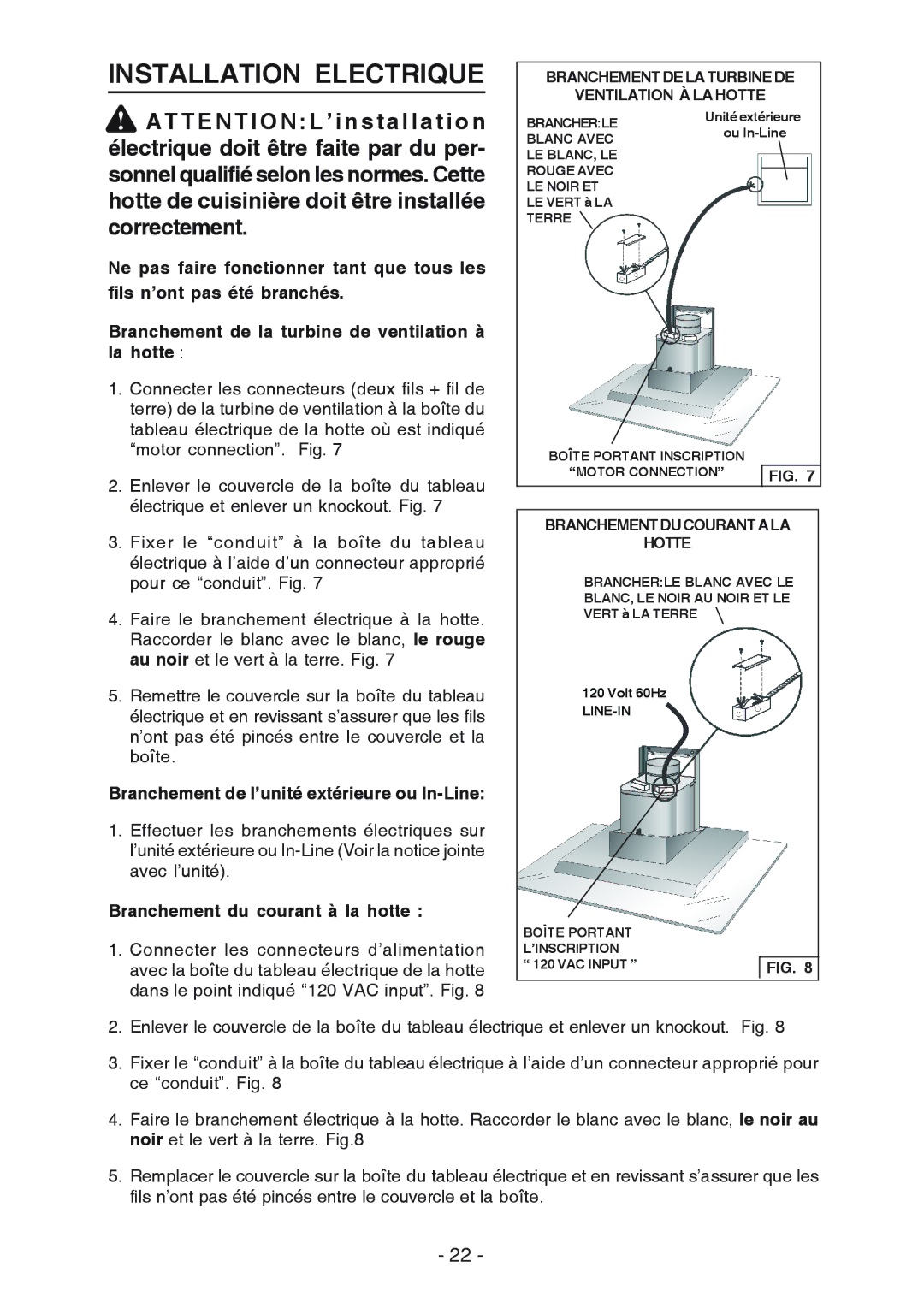 Best WC26E manual Installation Electrique 