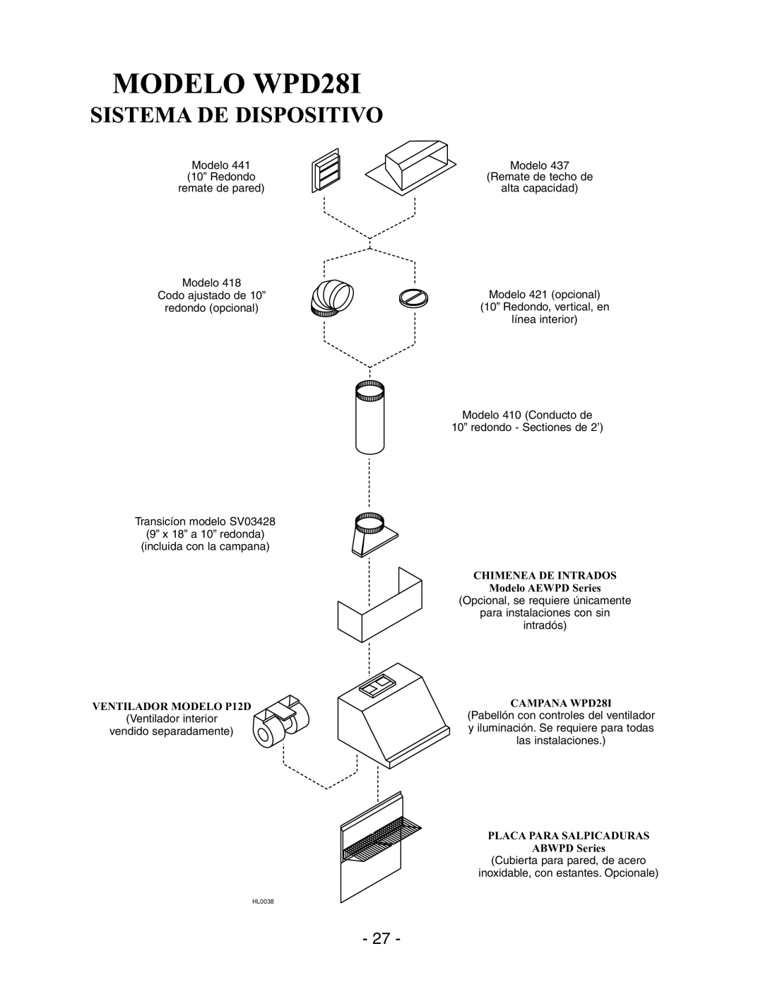 Best installation instructions Modelo WPD28I 