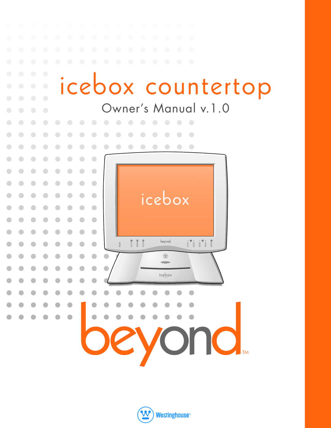 Beyond icebox countertop owner manual Icebox countertop 