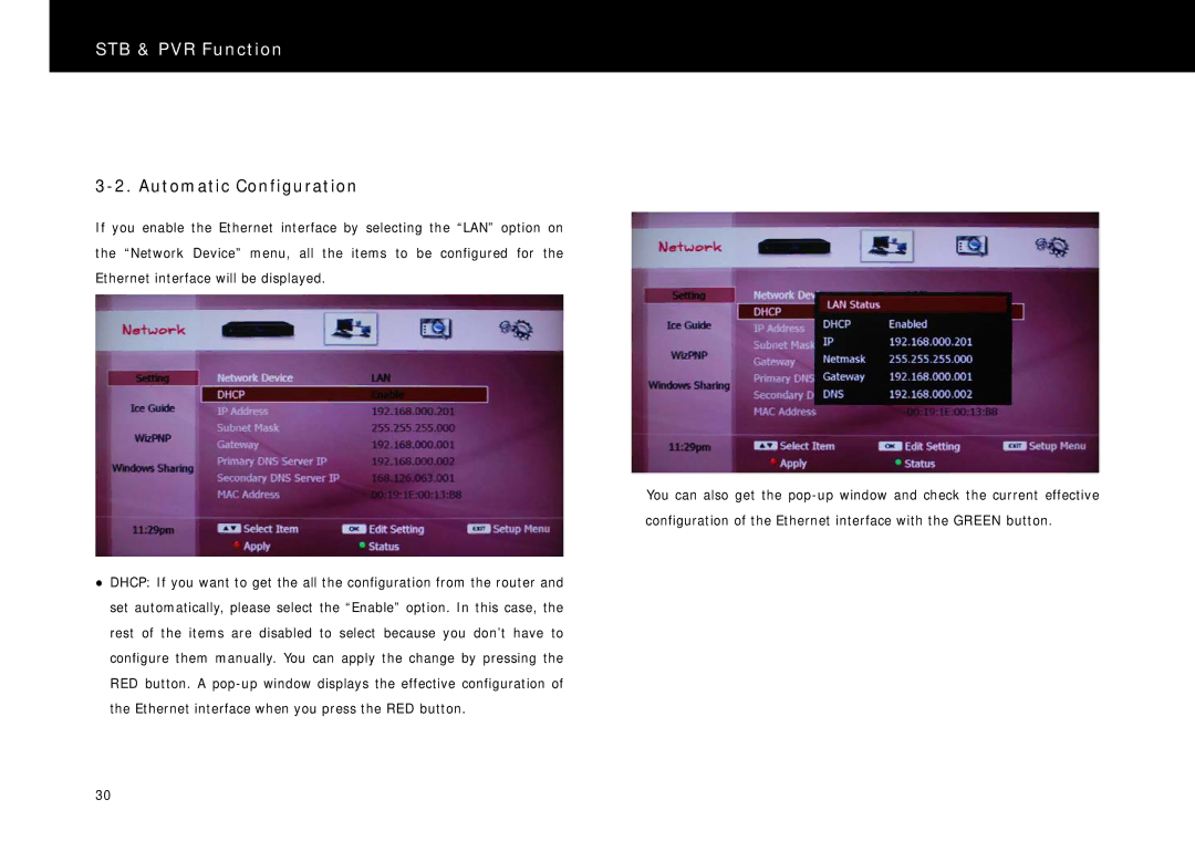 Beyonwiz DP-H1 manual Automatic Configuration 