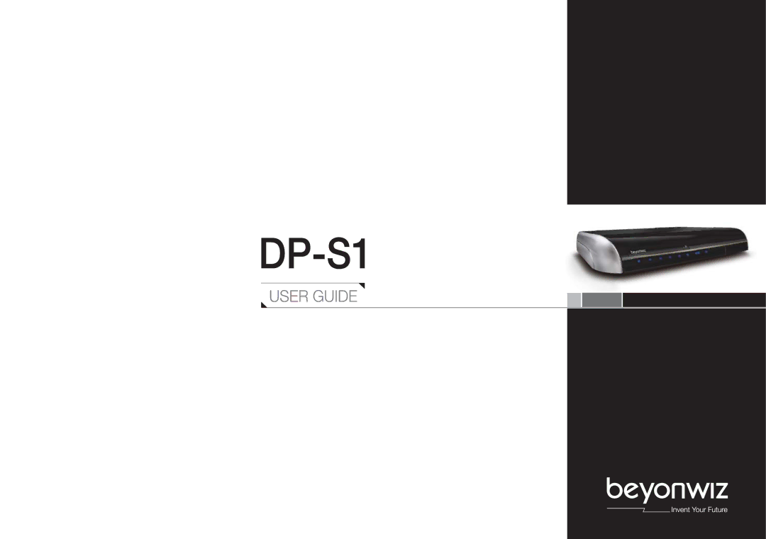 Beyonwiz DP-S1 manual 