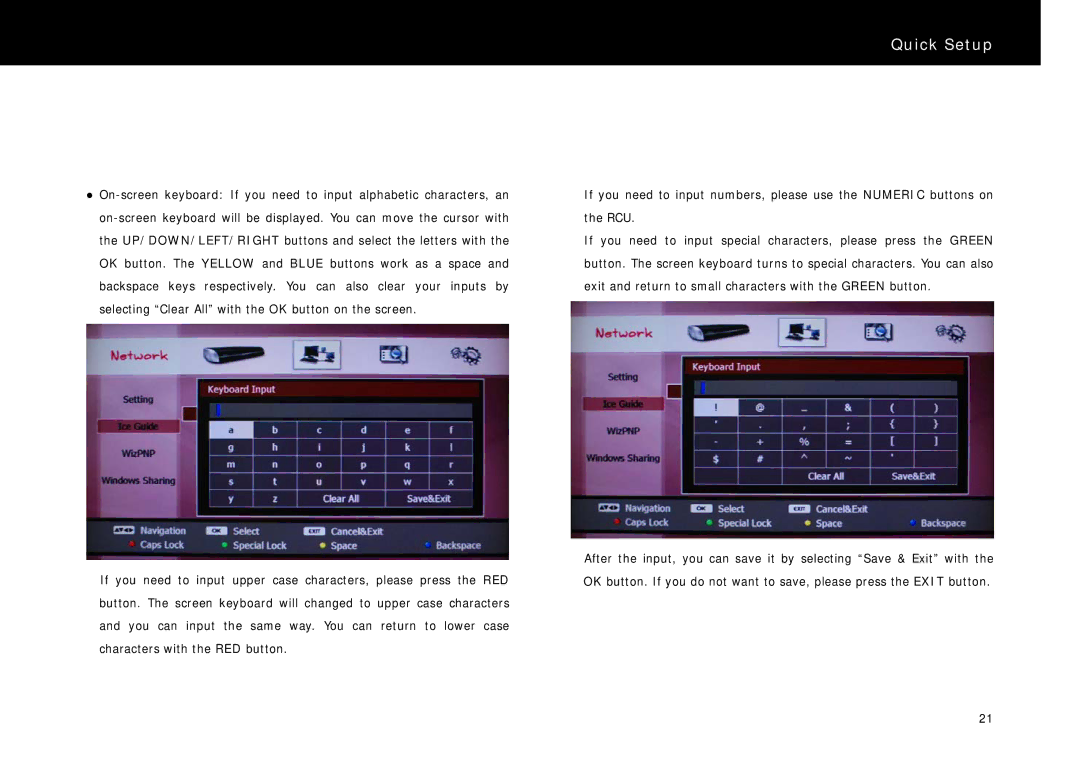 Beyonwiz DP-S1 manual Quick Setup 