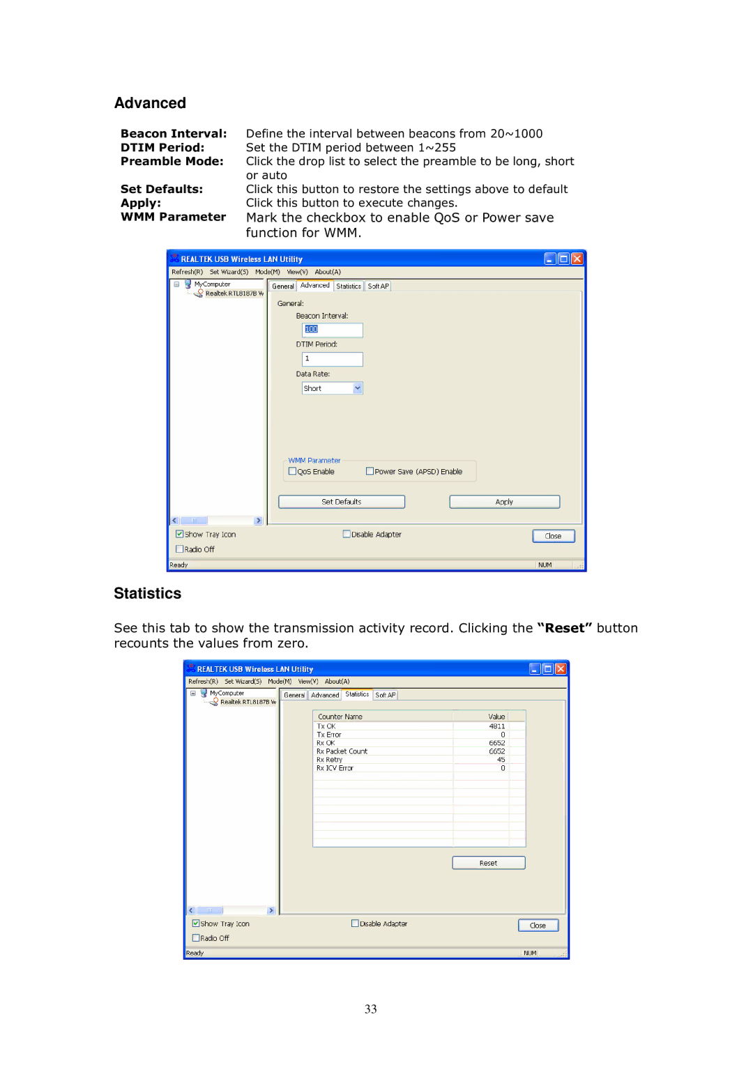 Billion Electric Company 3013G user manual Advanced 