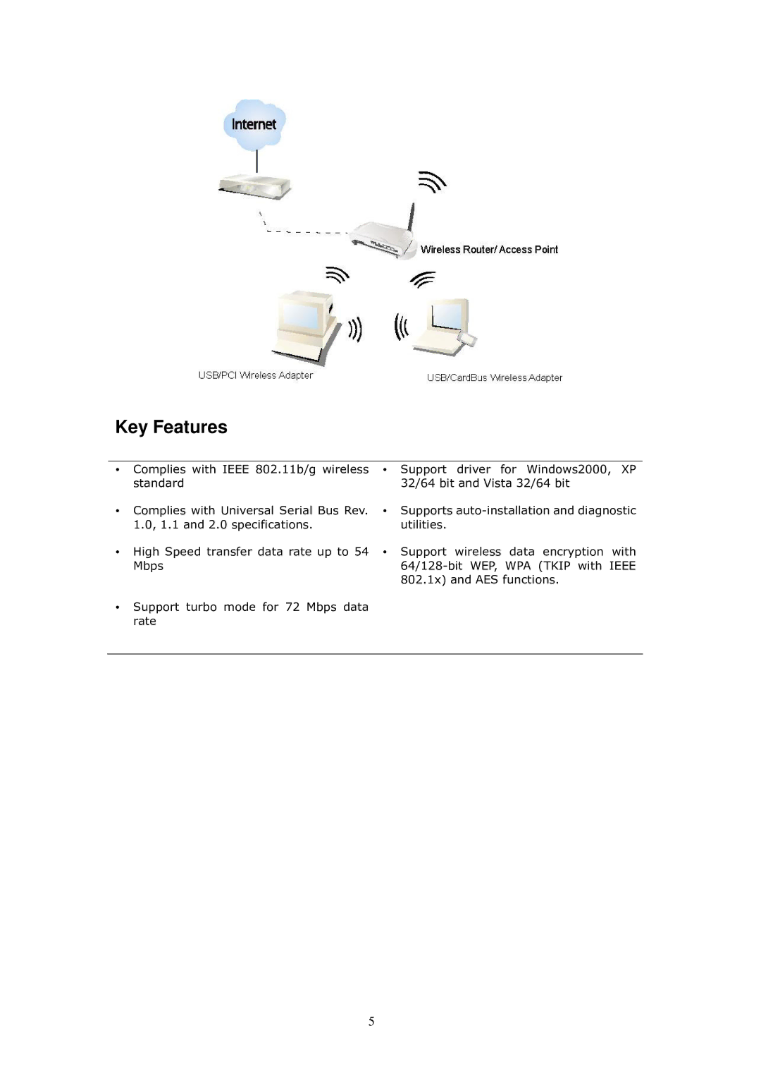 Billion Electric Company 3013G user manual Key Features 