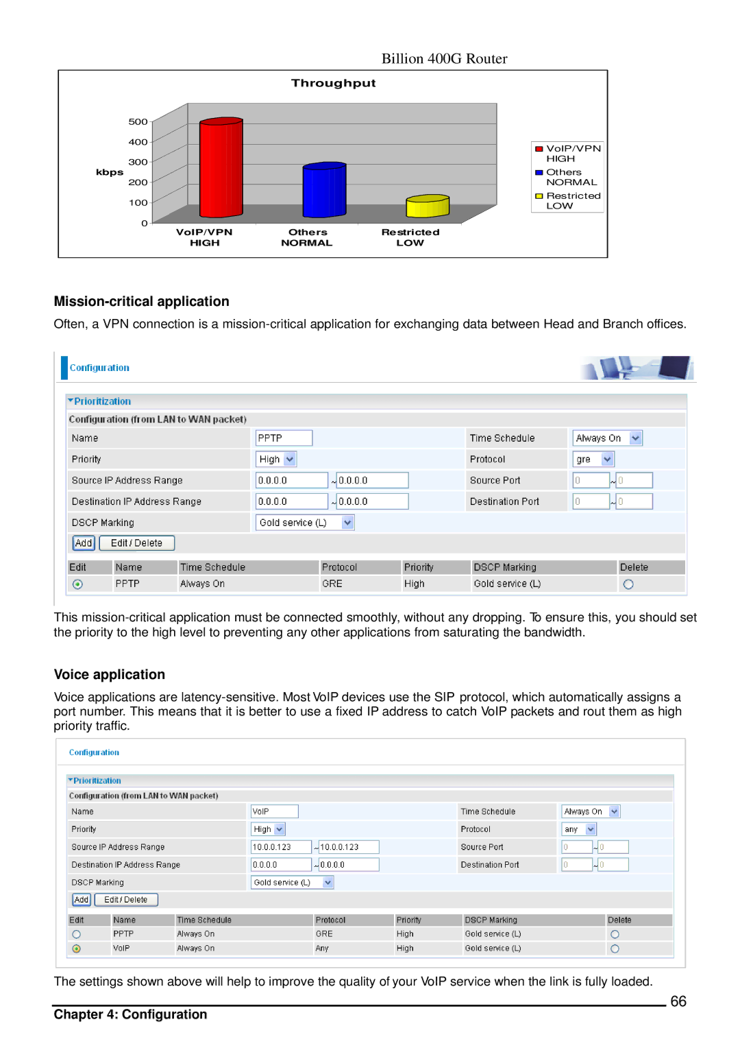 Billion Electric Company 400G manual Mission-critical application 