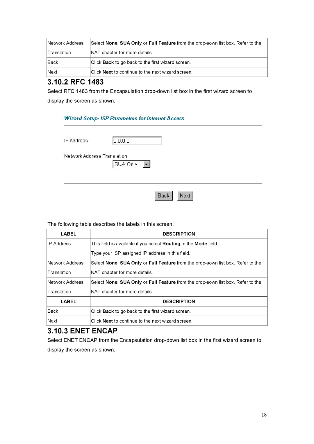 Billion Electric Company 5100S user manual 10.2 RFC 